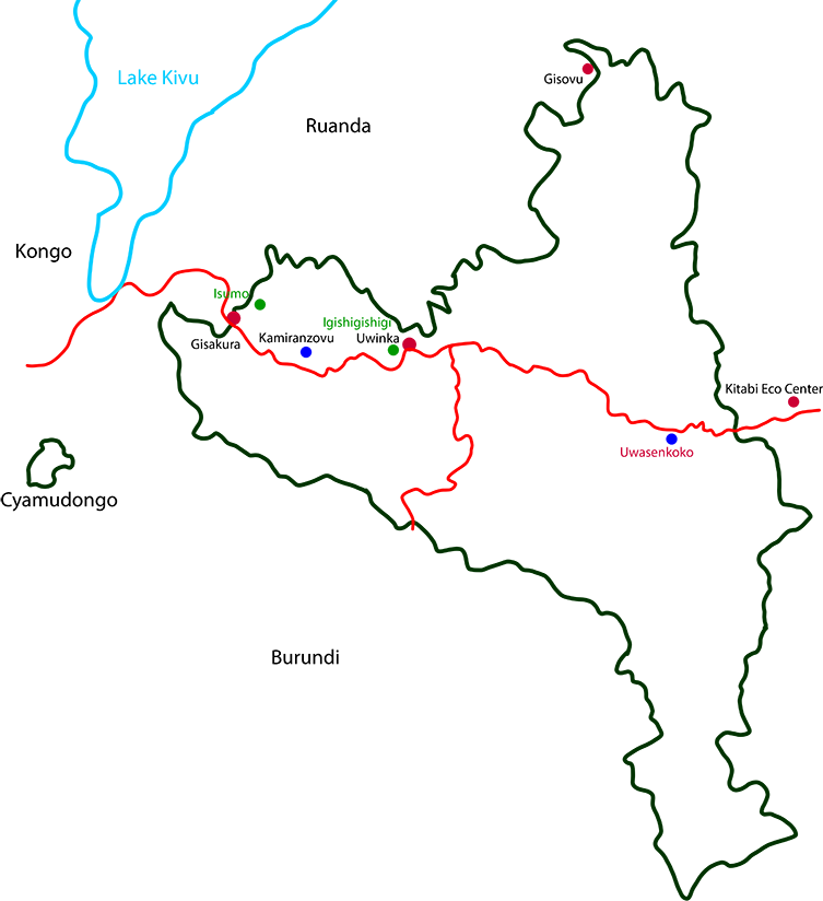 nyungwe map